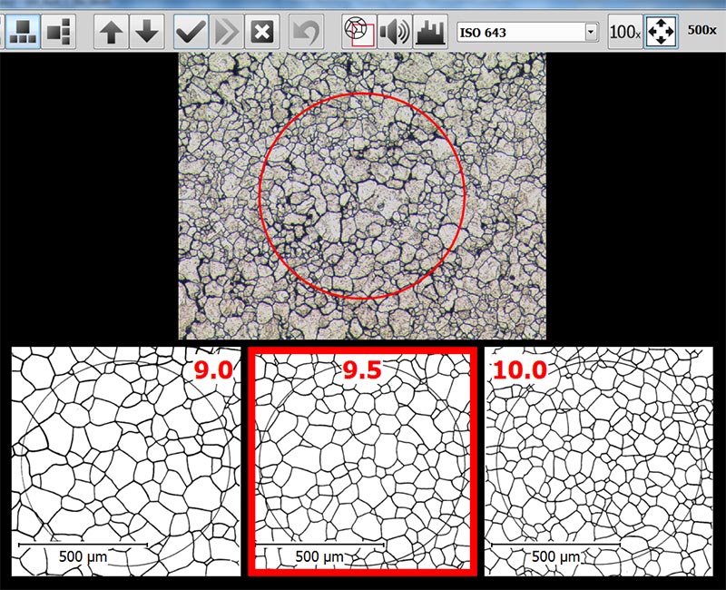 Analyse des grains normes ISO et ASTM